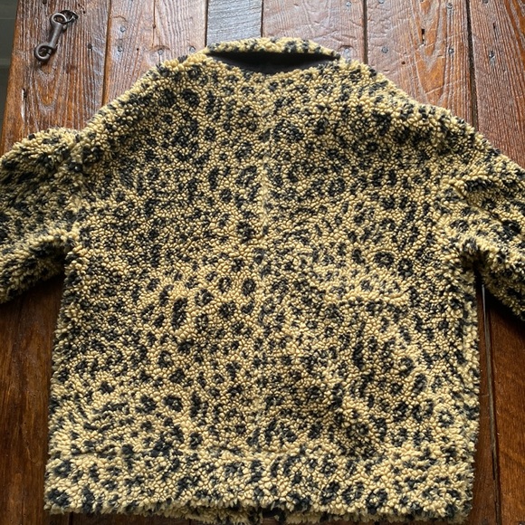 Madewell leopard Sherpa jacket - Picture 6 of 6
